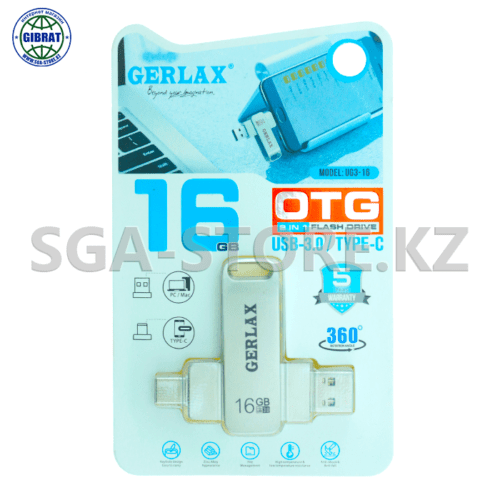 Флеш накопитель "Gerlax OTG 16гб 3.0"